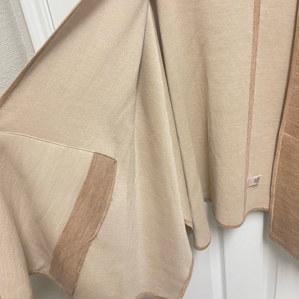 Ann Taylor Camel Color Open Front Drape Cardigan - image 7